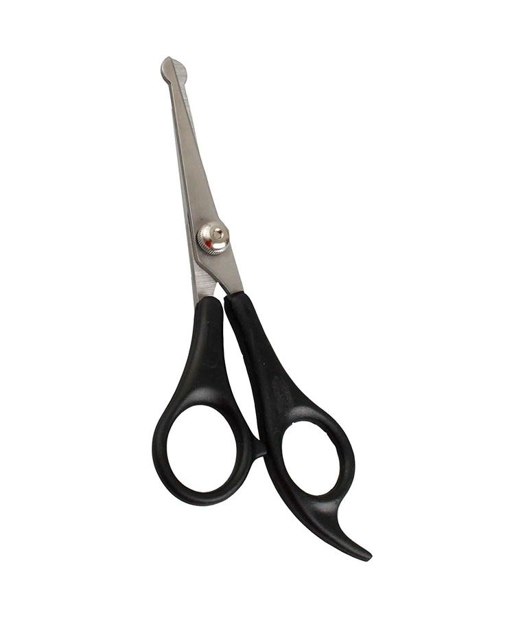 Flamingo Groo'me Ear Nose Paw Dog Trimming Scissors | Safety-Rounded Tip Grooming Shears