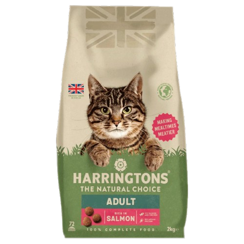 Harringtons Complete Salmon Adult Dry Cat Food 2kg | Complete & Balanced Nutrition