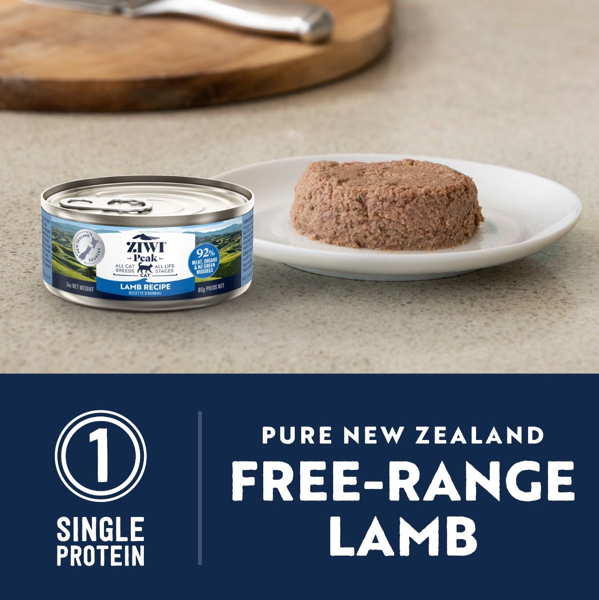 ZIWI Peak Lamb Recipe Wet Cat Food 185g