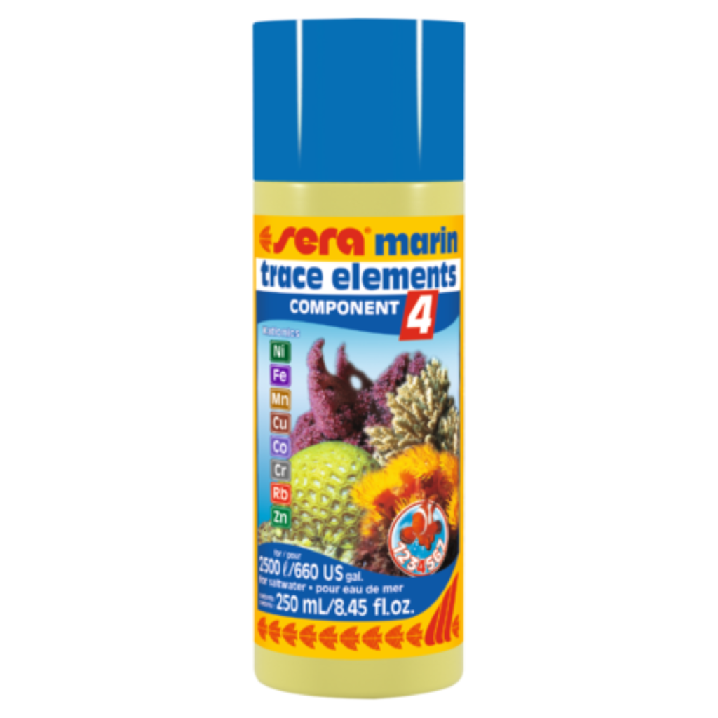 Sera Marin Component 4 Trace Elements Kationics | Marine Water Supplement | 250ml
