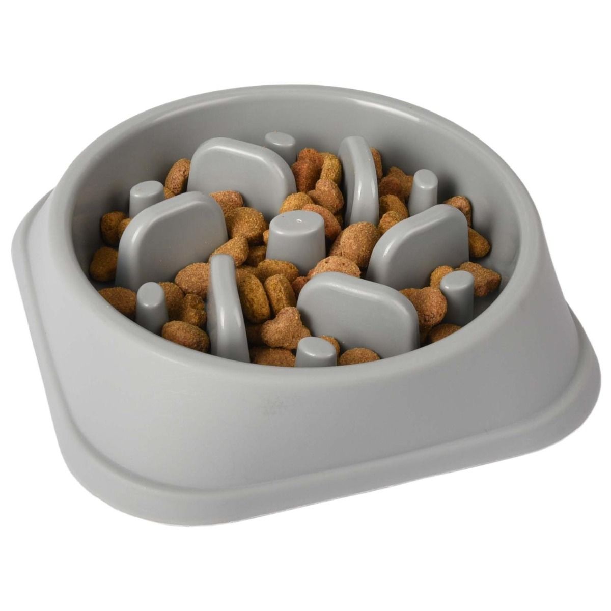 Flamingo Bobo 1 Dog Slow Feeder | Square Plastic Slow Feeder with Non-Slip Feet (500ml)