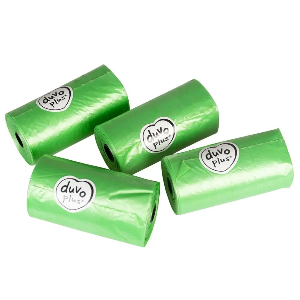 Duvo+ Dog Waste Bags 4 x 20 pcs | Standard Poop Bags for Dogs