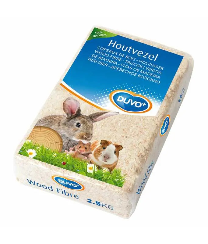 Duvo+ Wood Chips 2.5kg | Natural Bedding for Rodents & Rabbits
