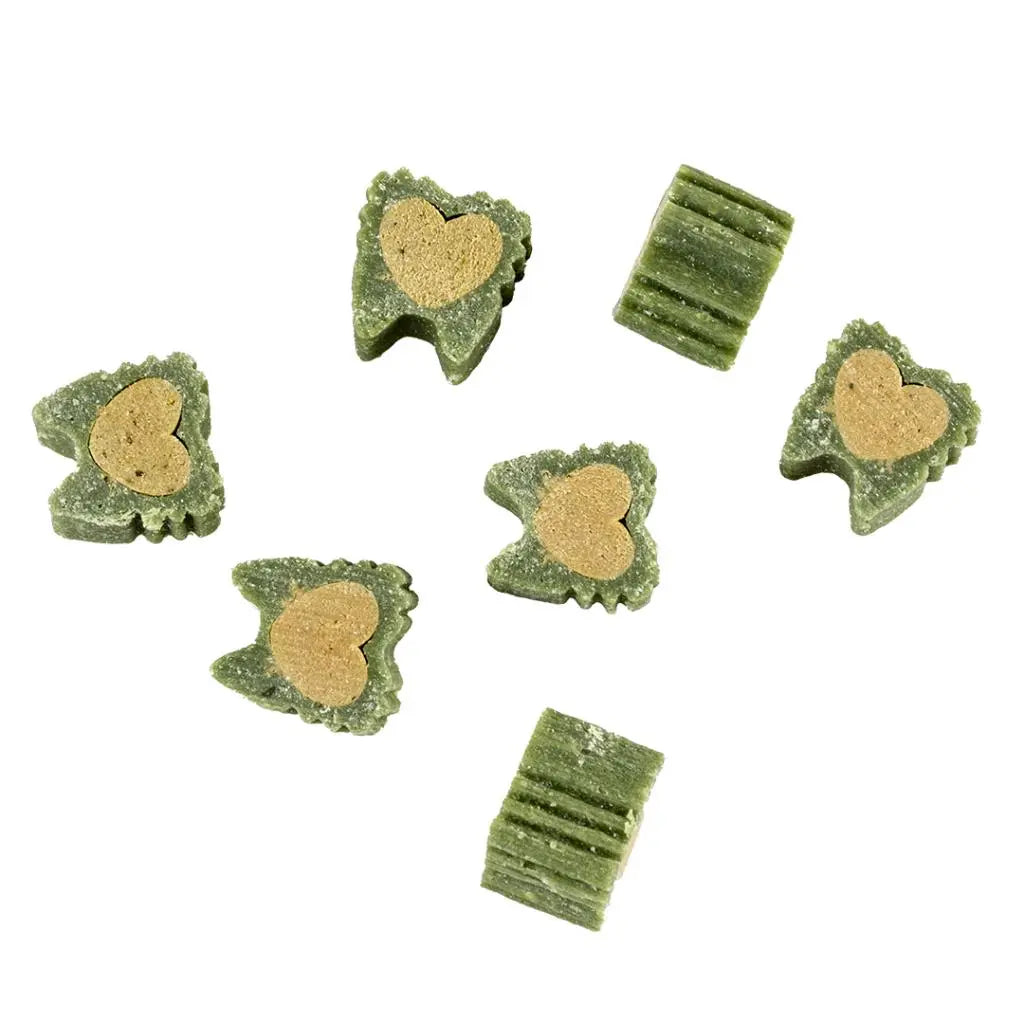 Duvo+ Chew! Stuffed Dental Bites 1cm | Mini Mint Dental Chews 140pcs 420g