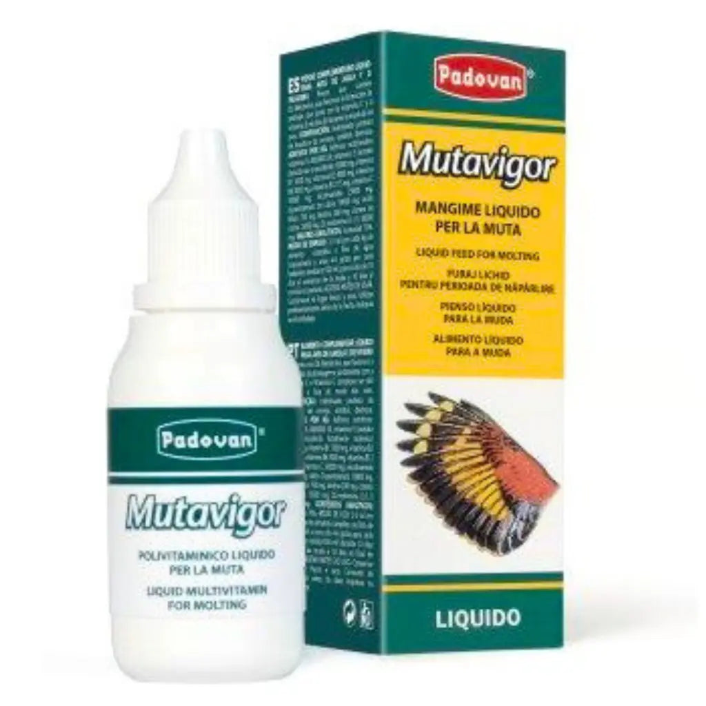 Padovan Mutavigor 30ml | Liquid Supplement for Moulting Birds