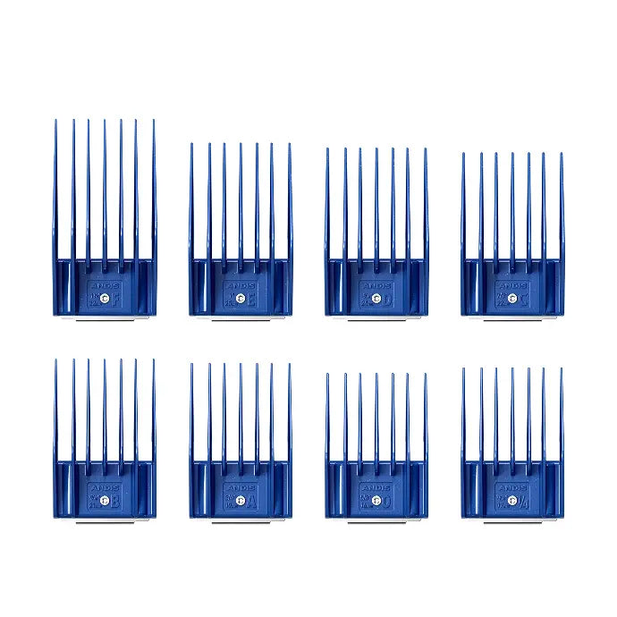 Andis 8-Piece Universal Attachment Comb Set | Professional Clipper Guide Combs for Pet Grooming