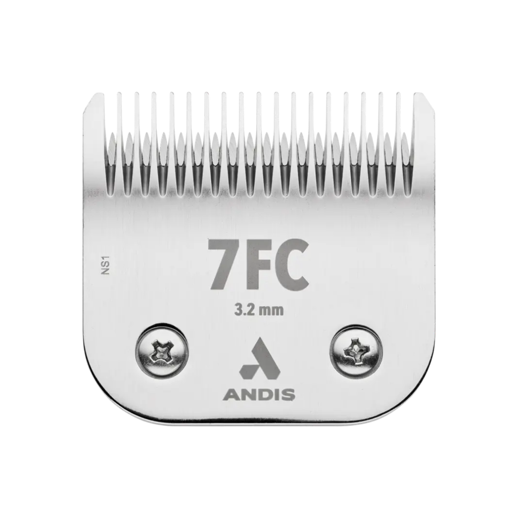 Andis UltraEdge® Detachable Blade Size 7FC (3.2mm) | Professional Carbon Steel Clipper Blade for Dog & Cat Grooming