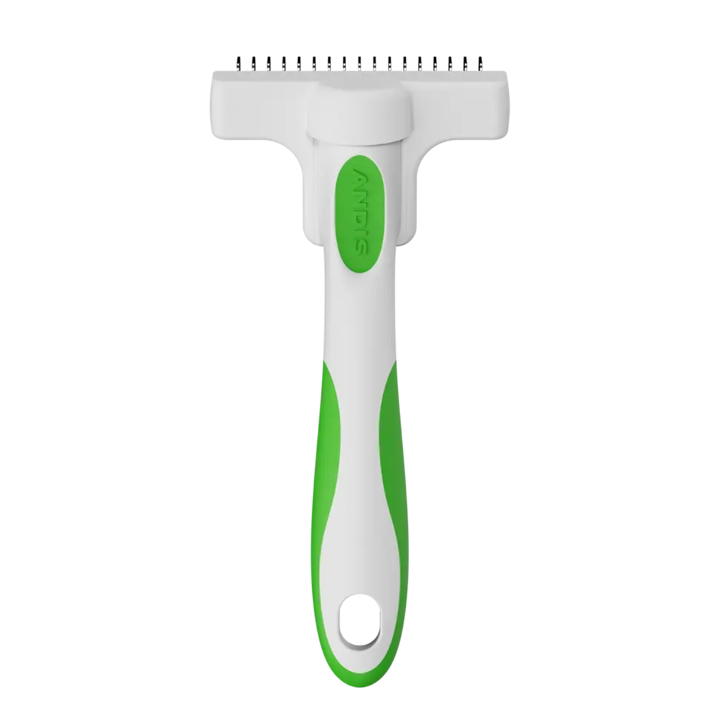 Andis Deshedding Tool 6.25" | Professional Dog & Cat Grooming Brush | Removes Loose Hair, Undercoat & Reduces Shedding