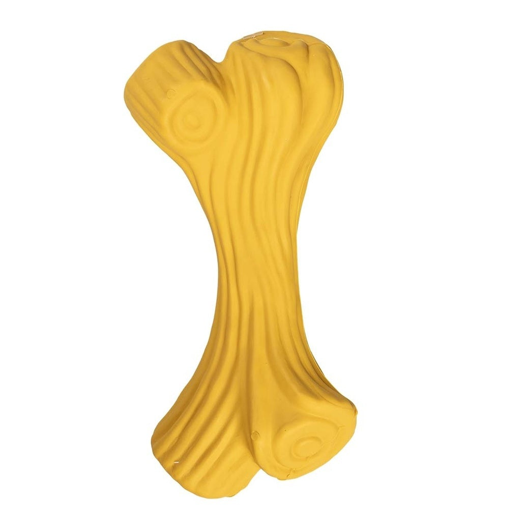 Duvo+ Chew Griplay Tree Trunk Yellow | Durable Chew Toy for Dogs 16x7.6x4.4cm