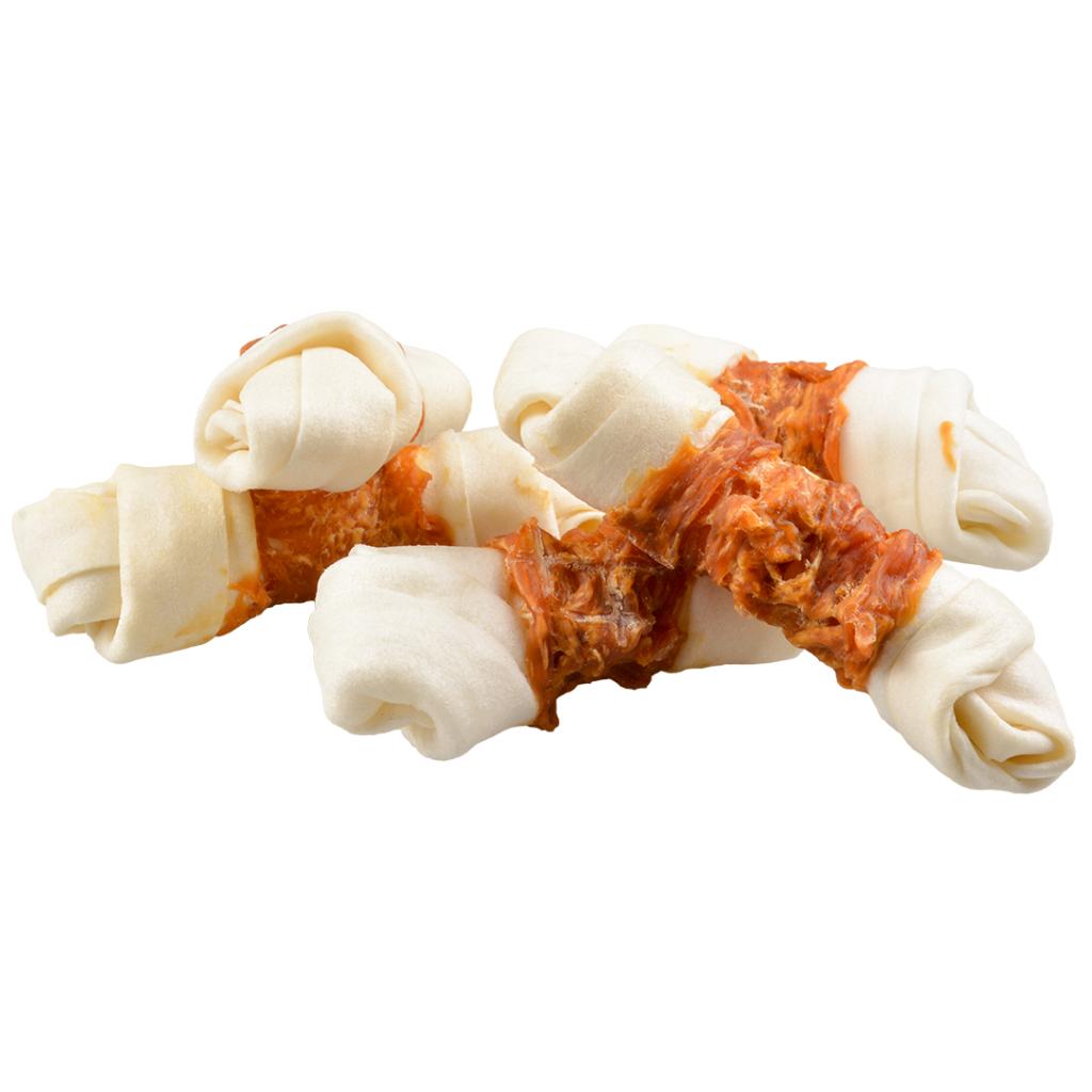 Duvo+ Chicken & Rawhide Small Bones 1000g | Natural Dog Chews (32 Pieces)