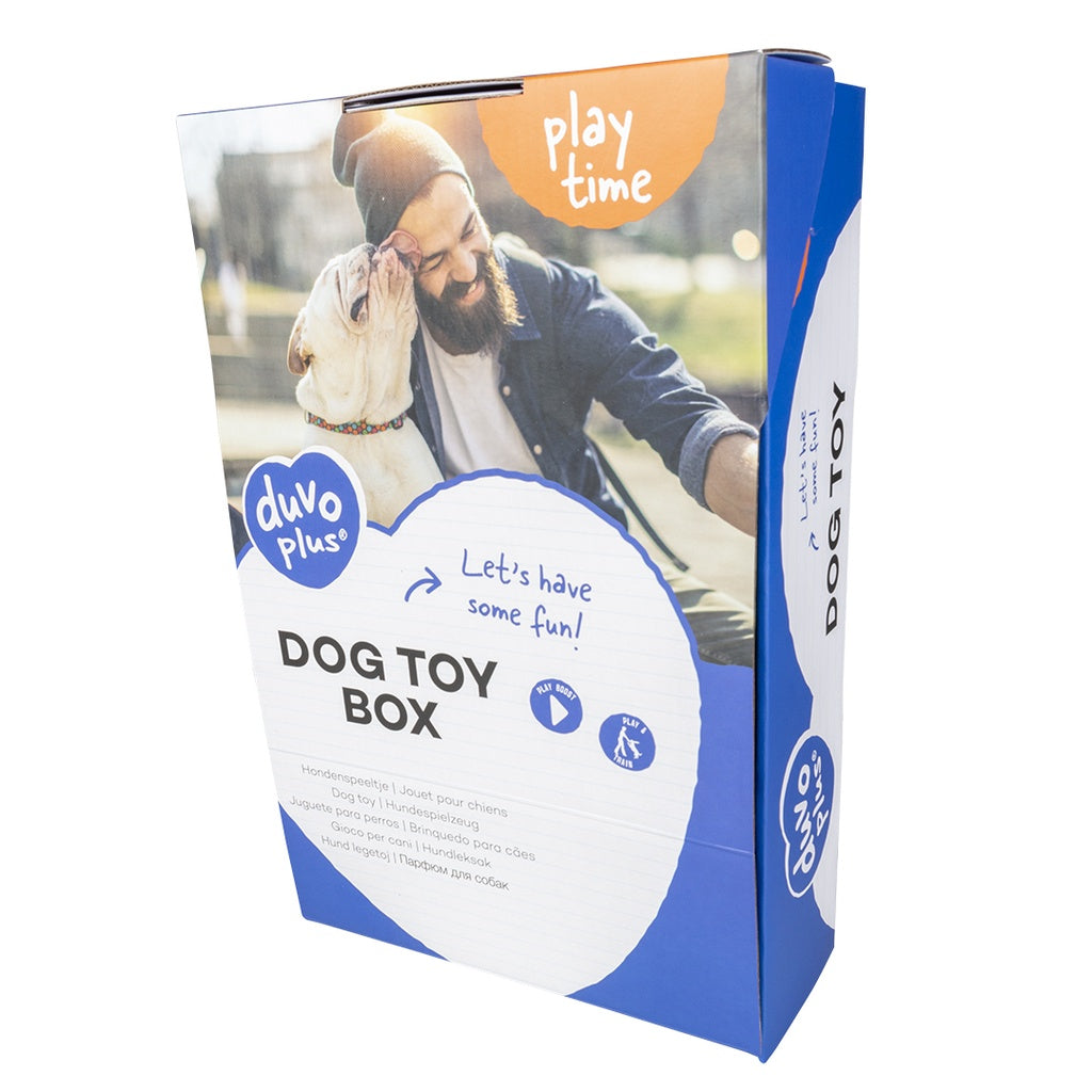 Duvo+ Latex Tennis Ball Smiley Mix 5cm | Soft Smiley Face Ball for Small Dogs