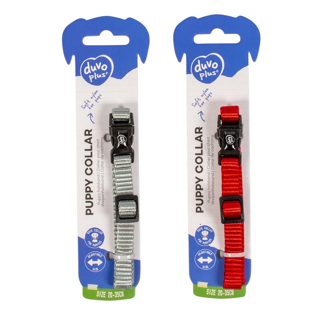 Duvo+ Puppy Collar Mixed Colors | Adjustable Nylon Kitten Collar