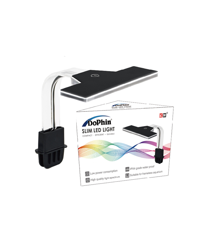 KW Zone DoPhin Slim LED Aquarium Light | Energy-Efficient Aquarium Lighting | 220–240V | 50–60Hz