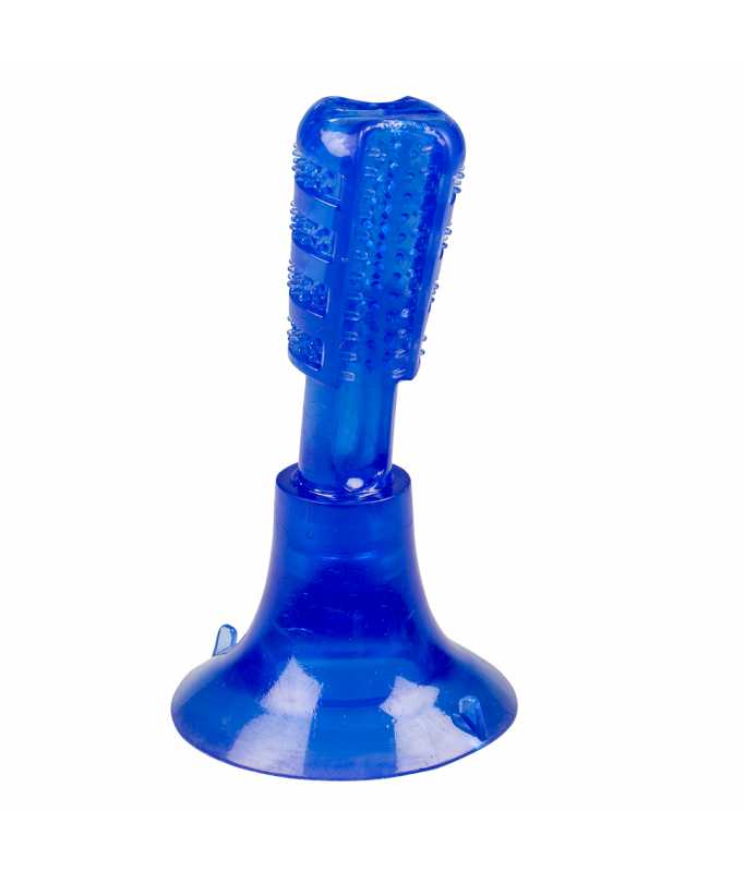 Duvo+ Chew 'n Play Brush Fix L Blue | Durable Dental Chew Toy for Large Dogs