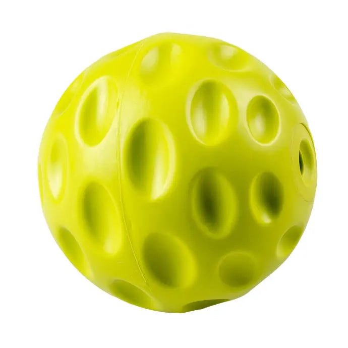 Duvo+ Giggle Ball Green 9cm | Funny Squeaky Rubber Dog Toy