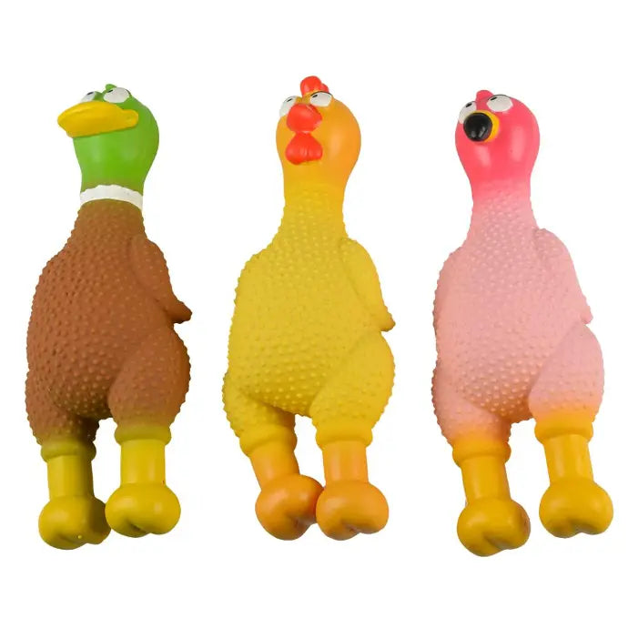 Duvo+ Latex Birds with Goose Bumps Dog Toy | Textured Squeaky Toy