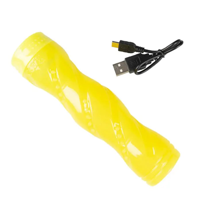 Duvo+ LED Play Stick USB | Light-Up Fetch Stick for Dogs - Yellow