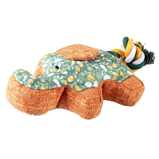 Duvo+ Plush Elephant Retro Green | Vintage-Style Plush Dog Toy