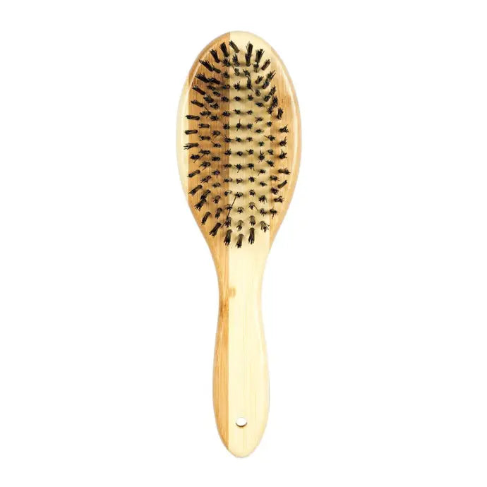 Duvo+ Bambo Soft Bristled Brush - L | Eco-Friendly Pet Grooming Brush