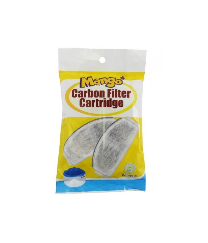 KW Zone Replacement Cartridge for Mango Cat Water Feeder | 2 Pieces per Pack | Pet Water Fountain Filter