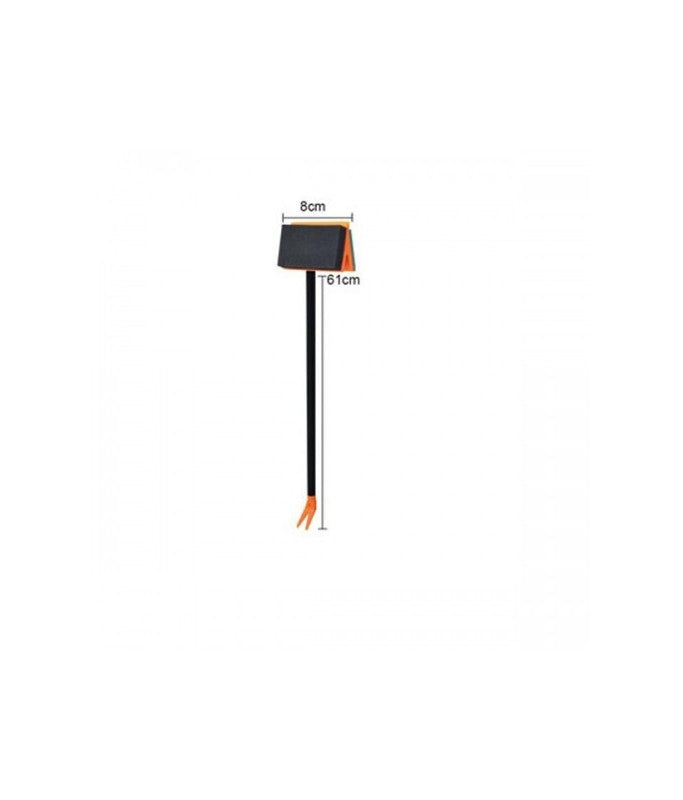 KW Zone Regent Aquarium Scraper | 8 × 45 cm | Long Handle Algae Scraper for Glass Aquariums