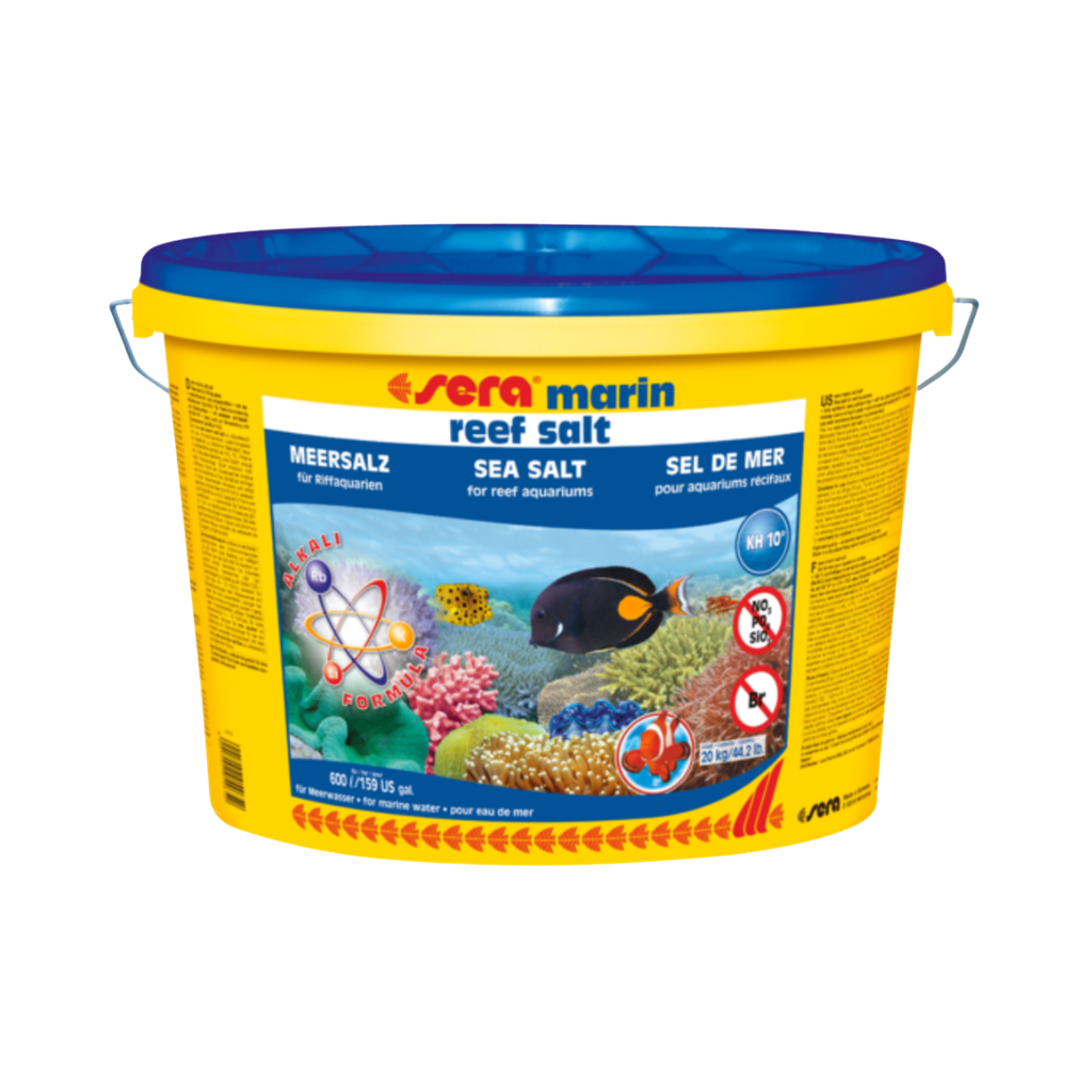 Sera Marine Reef Salt | Synthetic Sea Salt for Marine & Reef Aquariums | 20kg
