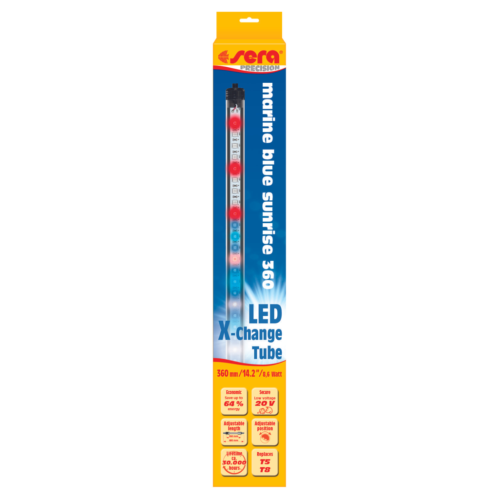 Sera LED X-Change Tube Marine Blue Sunrise | Marine Aquarium LED Light | 36cm