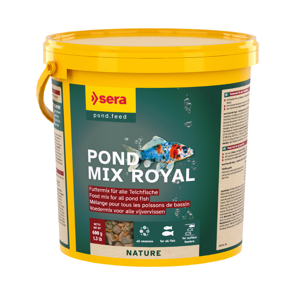 Sera Pond Mix Royal Nature | Complete Pond Fish Food | 3.8L