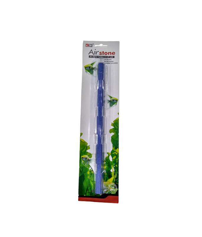 KW Zone Aquadine Long Airstone | Aquarium Air Stone Diffuser | Fine Bubble Aeration Stone | Blister Card Pack