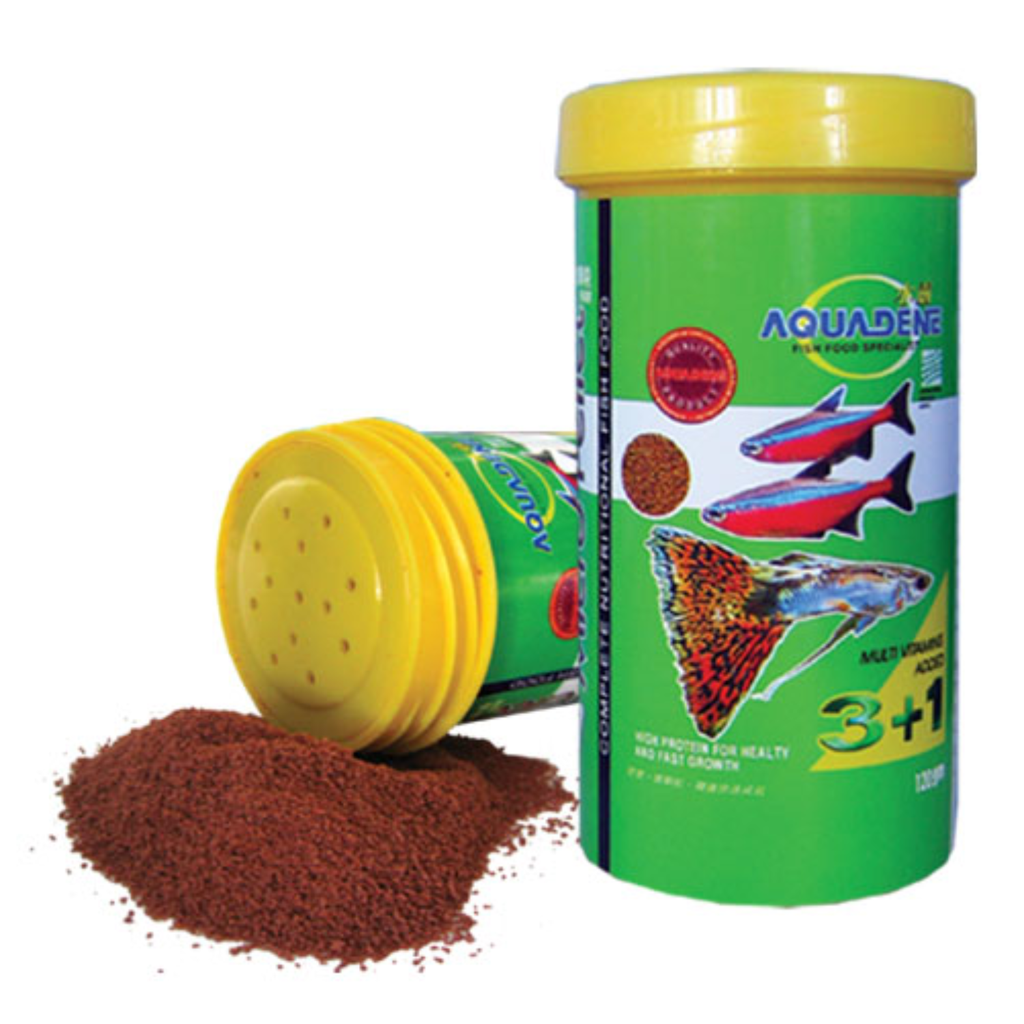 KW Zone Aquadine Micro Pellet Fish Food 60g | Complete Daily Nutrition for Tropical & Small Aquarium Fish