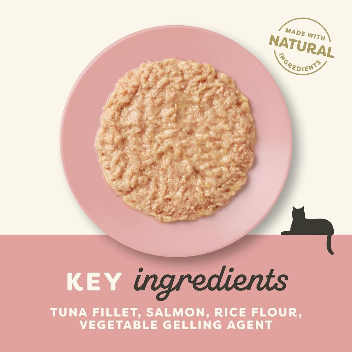 Applaws Natural Cat Food for Senior Cats | Tuna Fillet with Salmon in Jelly | Made with Natural Ingredients | 70g