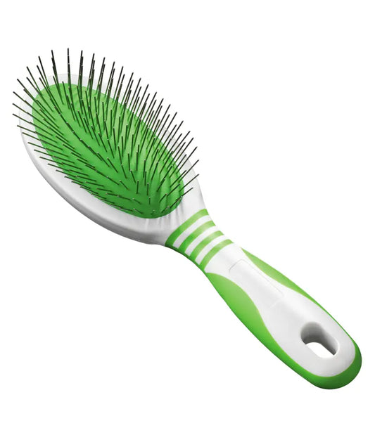 Andis Large Pin Brush | Professional Pet Grooming Brush | Gentle Detangling & Coat Finishing for Dogs & Cats