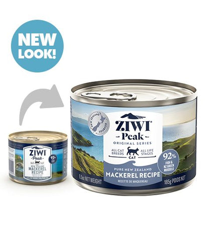 ZIWI Peak Mackerel Recipe Wet Cat Food 185g
