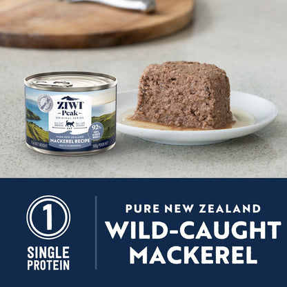 ZIWI Peak Mackerel Recipe Wet Cat Food 185g