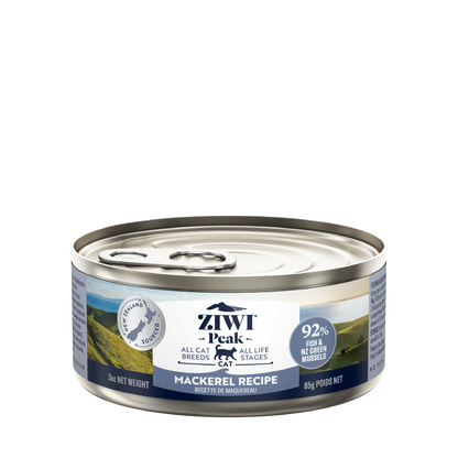 ZIWI Peak Mackerel Recipe Wet Cat Food 185g