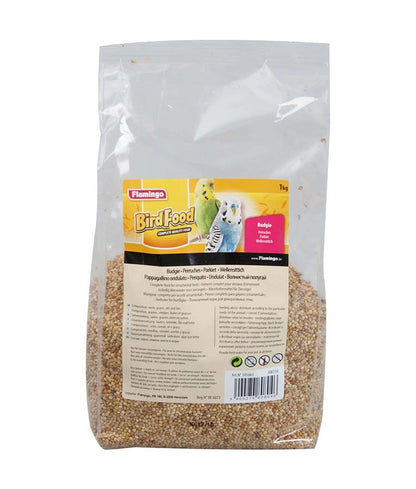 Flamingo Parakeet Bird Food 1kg | Complete & Balanced Nutrition for Parakeets