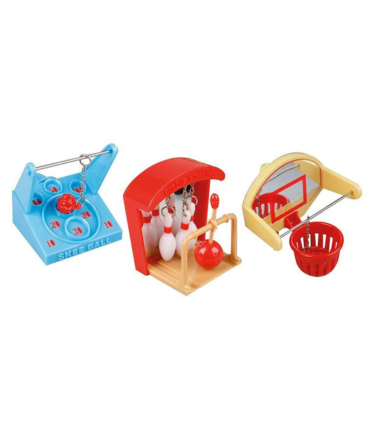 Flamingo Games Assorted Bird Toy | Fun Basketball & Bowling Toys for Parakeets