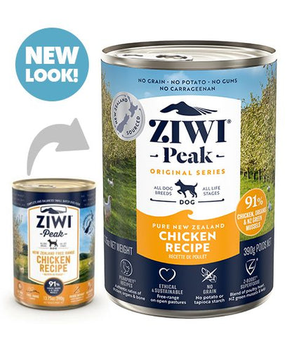 ZIWI Peak Chicken Recipe Wet Dog Food (170g/390g)