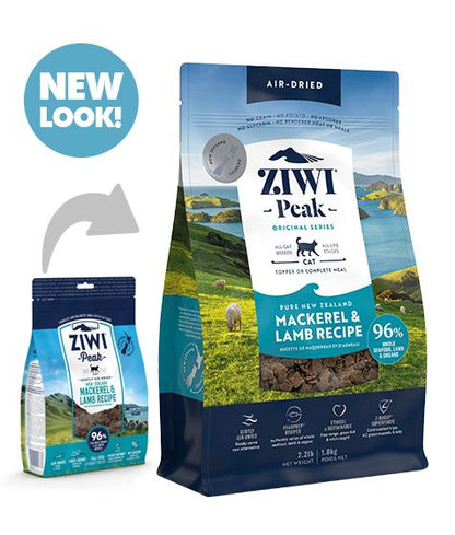 ZIWI Peak Air-Dried Mackerel & Lamb Recipe Dry Cat Food 400g