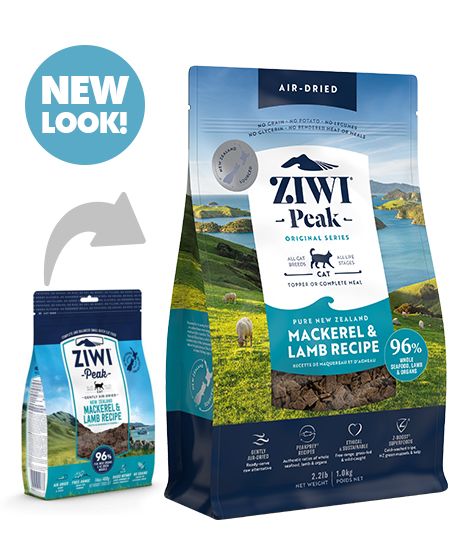 ZIWI Peak Air-Dried Mackerel & Lamb Recipe Dry Cat Food 800g