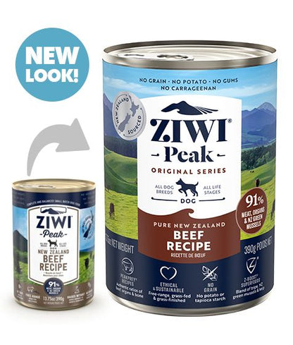ZIWI Peak Beef Recipe Wet Dog Food (170g/390g)