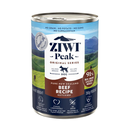 ZIWI Peak Beef Recipe Wet Dog Food (170g/390g)