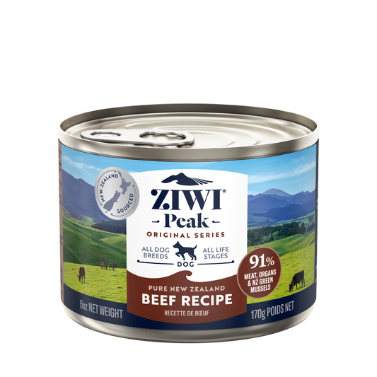 ZIWI Peak Beef Recipe Wet Dog Food (170g/390g)