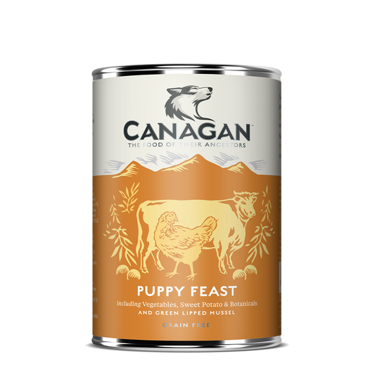 Canagan Puppy Feast 400g Wet Puppy Food – Chicken & Beef