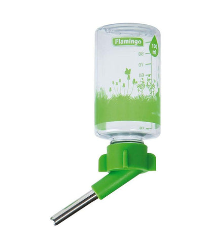 Flamingo Sippy Small Animal Drinking Bottle | Leak-Proof Water Bottle for Hamsters & Rabbits