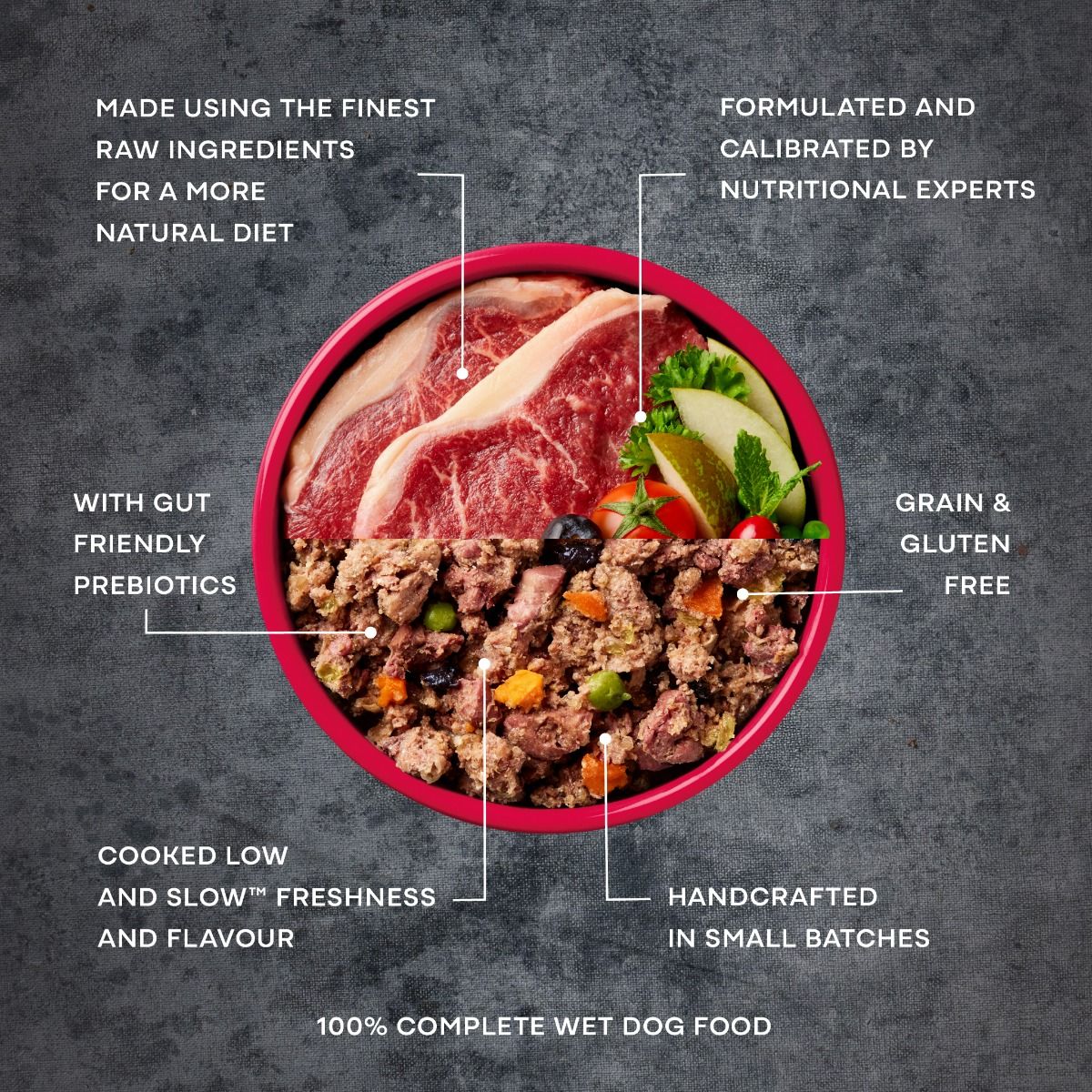 AATU Angus Beef Wet Dog Food | 90% Beef | Superfood Blend | Grain-Free | 400g