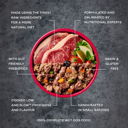 AATU Angus Beef Wet Dog Food | 90% Beef | Superfood Blend | Grain-Free | 400g