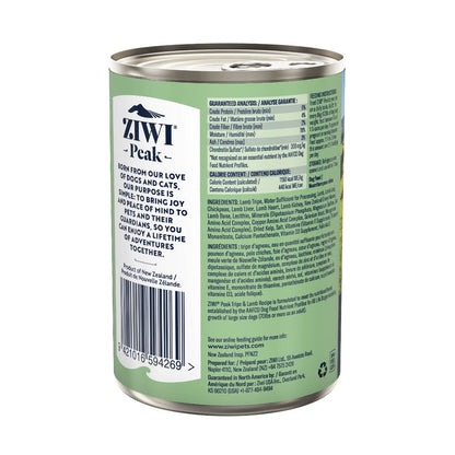 ZIWI Peak Tripe & Lamb Recipe Wet Dog Food (170g/390g)