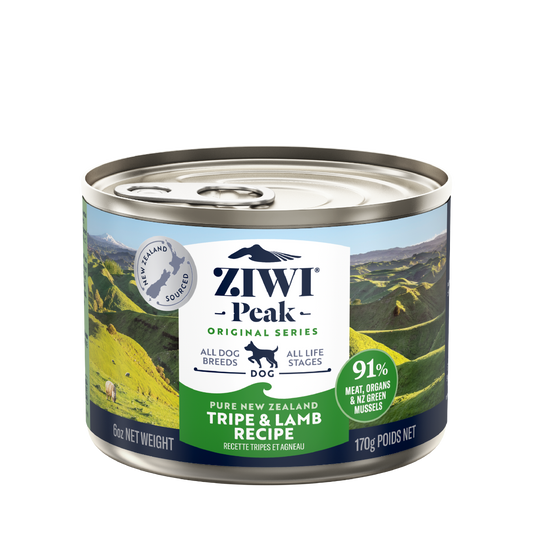 ZIWI Peak Tripe & Lamb Recipe Wet Dog Food (170g/390g)