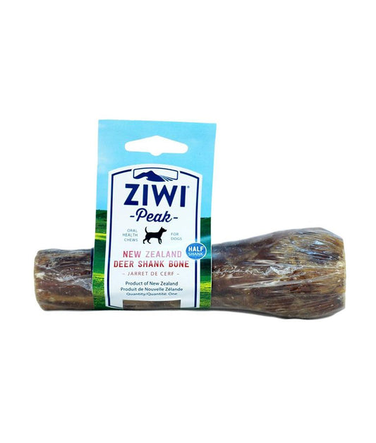 ZIWI Peak Venison Deer Shank Bone Dog Treats (Half/Full)
